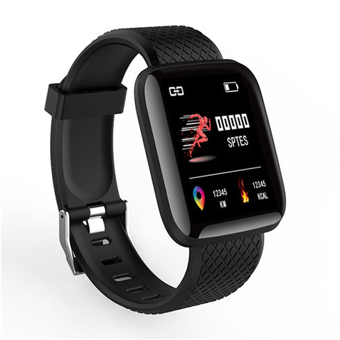 116Plus Color Screen Smart Bracelet with Heart Rate Blood Pressure Sleep Monitor
