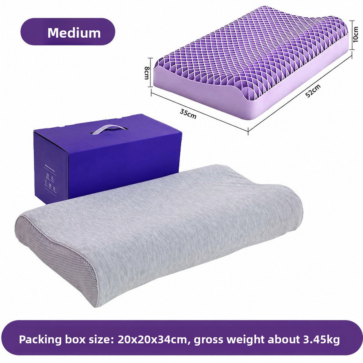 Breathable Cooling TPE Cervical Pillow for Deep Sleep
