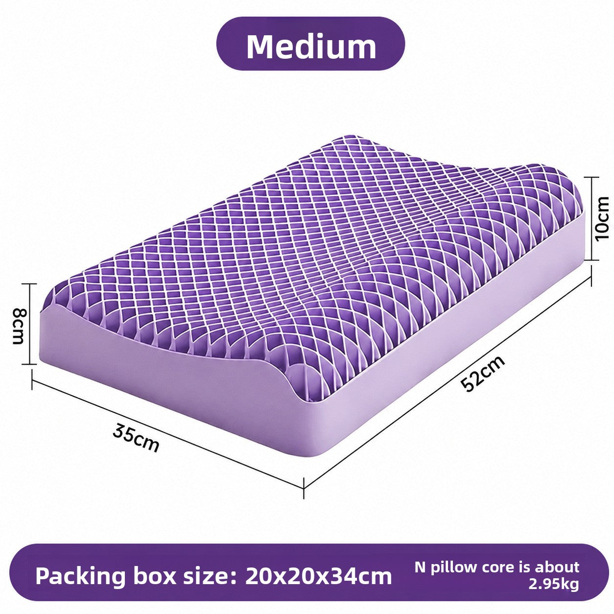 Breathable Cooling TPE Cervical Pillow for Deep Sleep