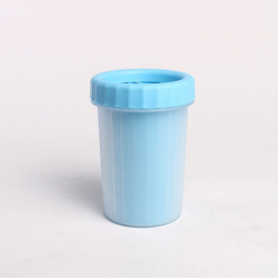 Pet Dog Paw Cleaning Cup with Silicone Bristles