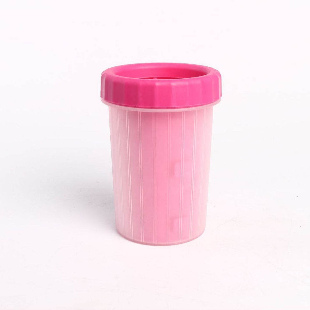 Pet Dog Paw Cleaning Cup with Silicone Bristles