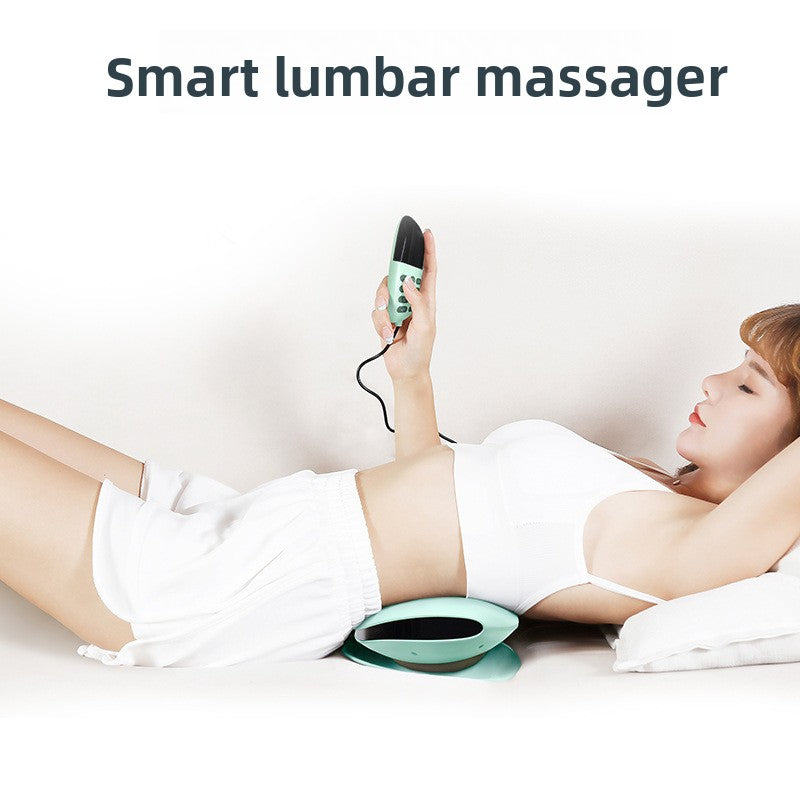 Curved Waist and Abdomen Massager with EMS and Far-Infrared Heat