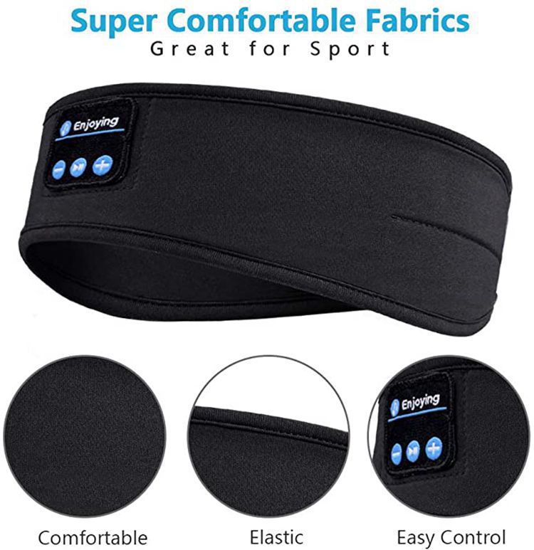 Wireless Bluetooth Sports Headband with Stereo Sound