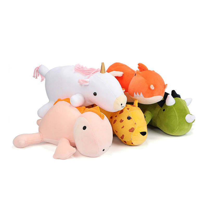 Weighted Plush Dinosaur Unicorn Leopard Doll