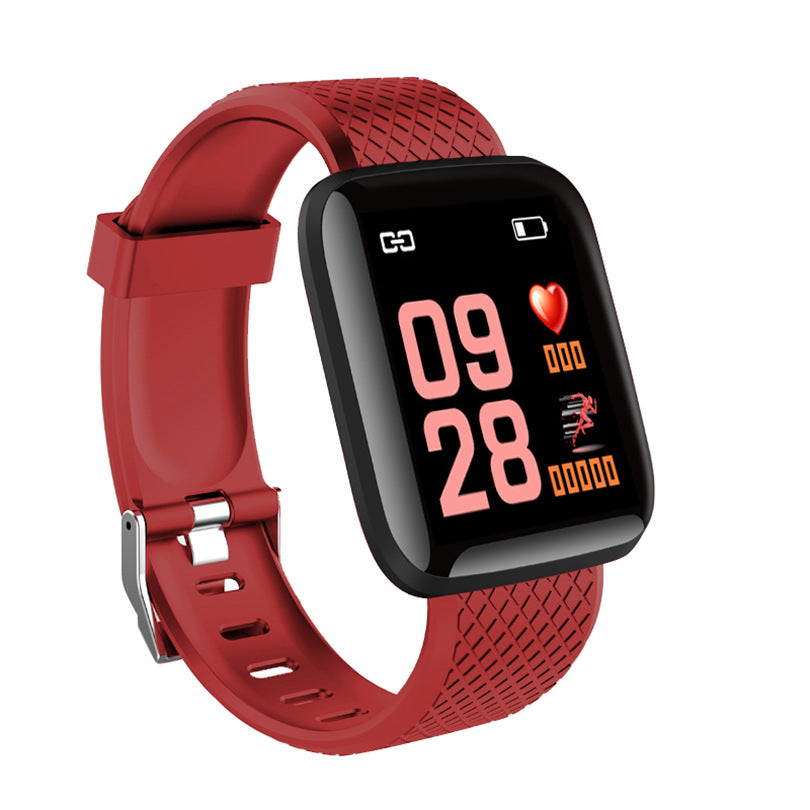 116Plus Color Screen Smart Bracelet with Heart Rate Blood Pressure Sleep Monitor