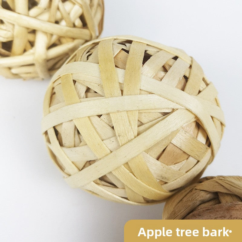 Handmade Grass Chew Balls for Small Pets