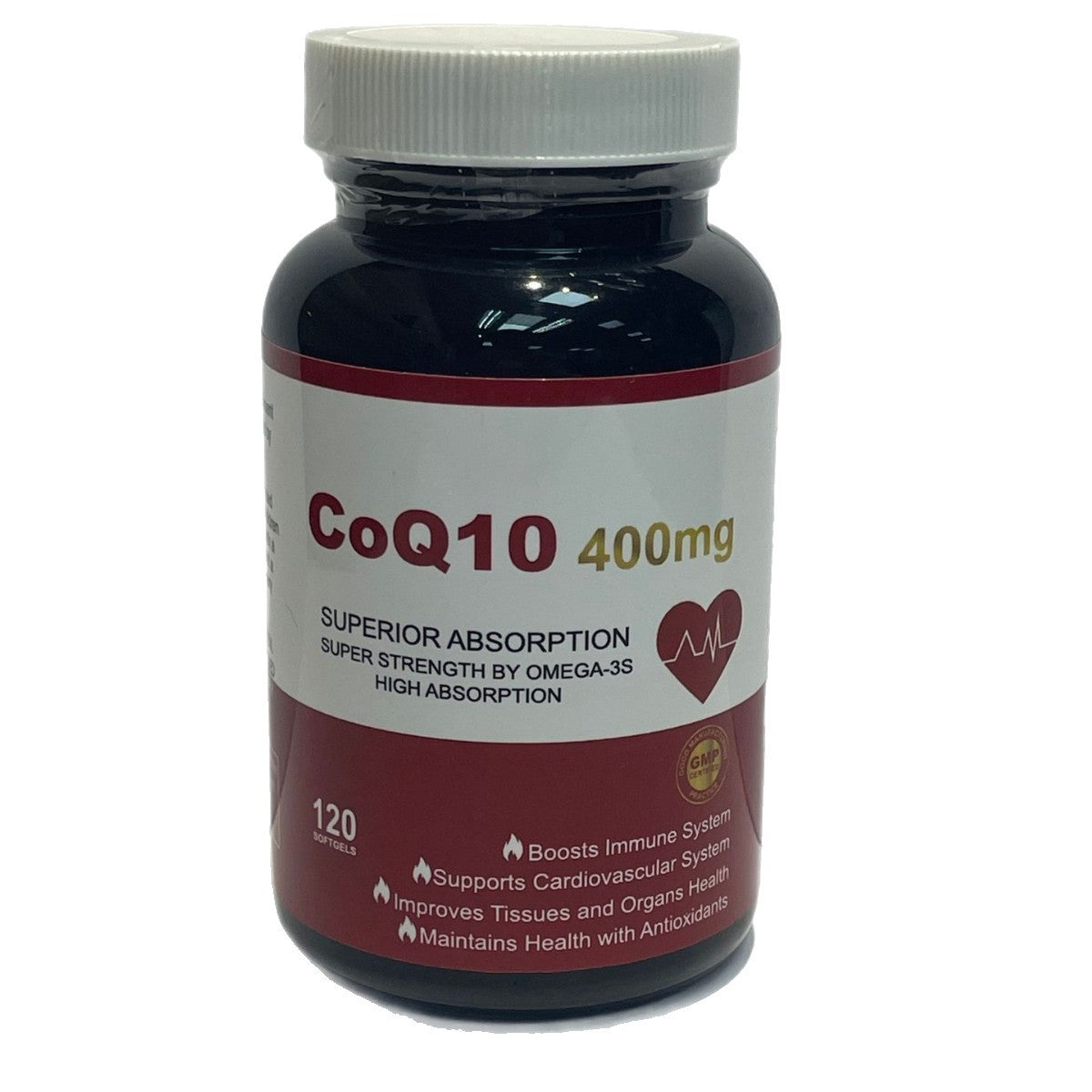 CoQ10 Dietary Supplement Softgel Capsules