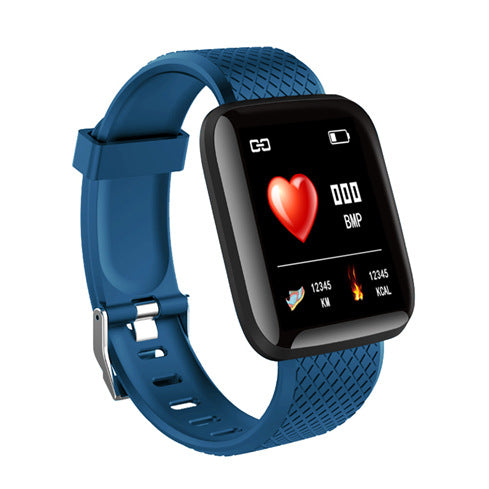 116Plus Color Screen Smart Bracelet with Heart Rate Blood Pressure Sleep Monitor