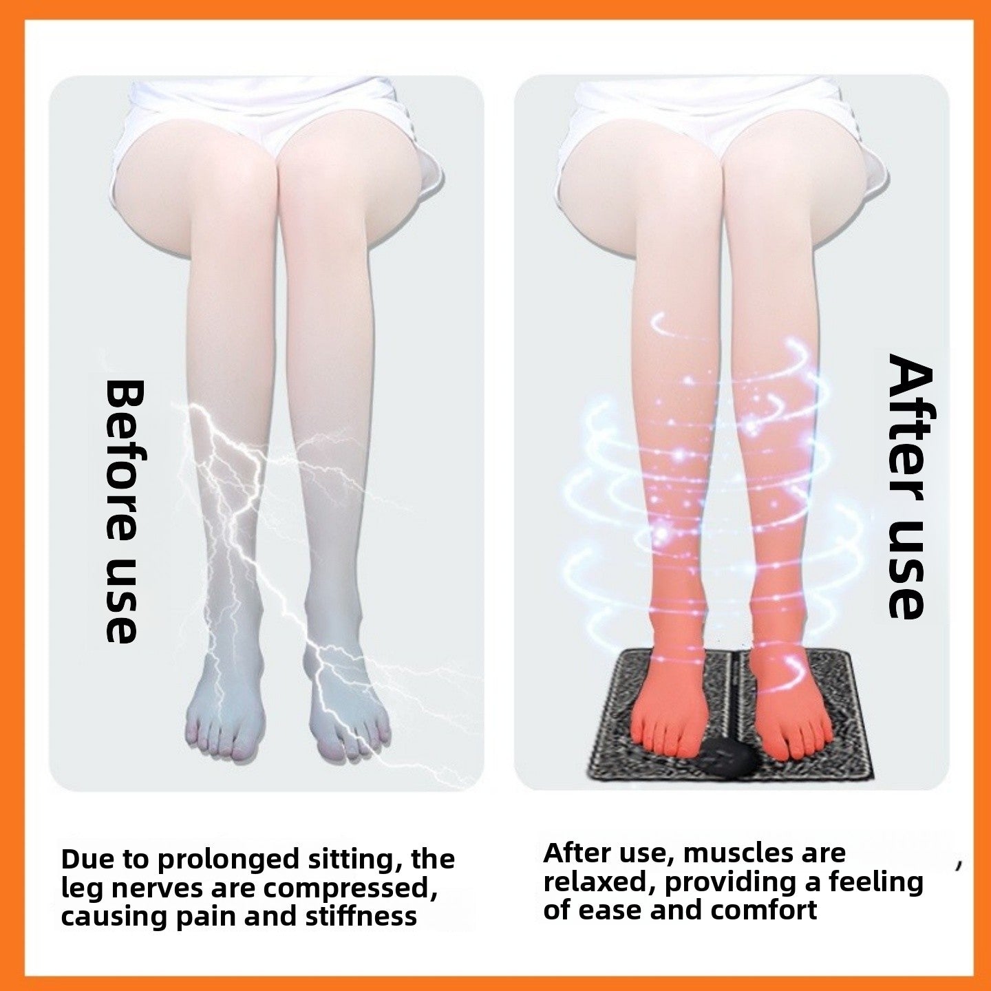 EMS Foot and Calf Massager with Pulse Technology