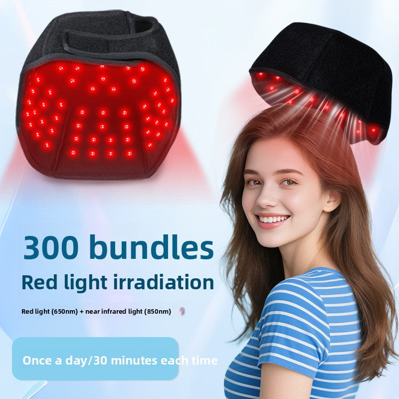 LED Red Light Therapy Hair Growth Cap with Infrared Heat