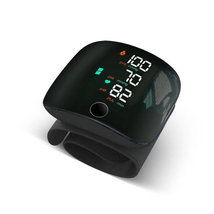 Cross-Border Wrist Blood Pressure Monitor Chinese Wrist Blood Pressure Monitor for Home and Medical Use Fully Automatic LED Blood Pressure Monitor