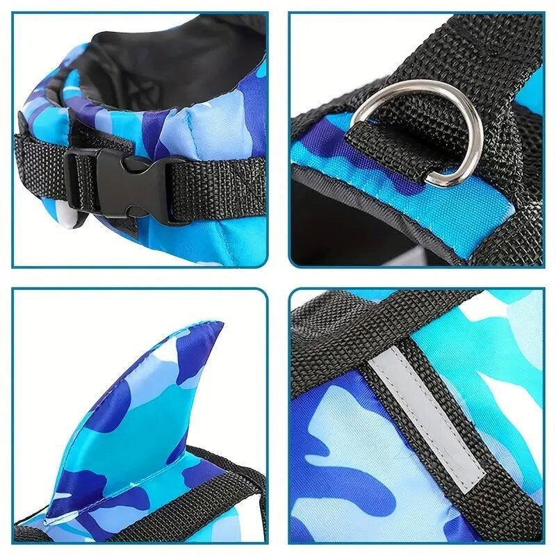 Adjustable Dog Life Jacket Swim Vest