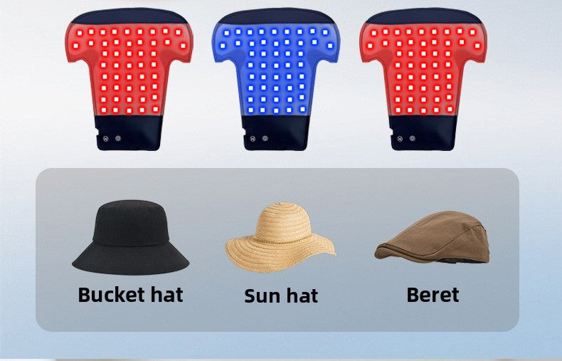 LED Red Light Therapy Hair Growth Cap with Infrared Heat