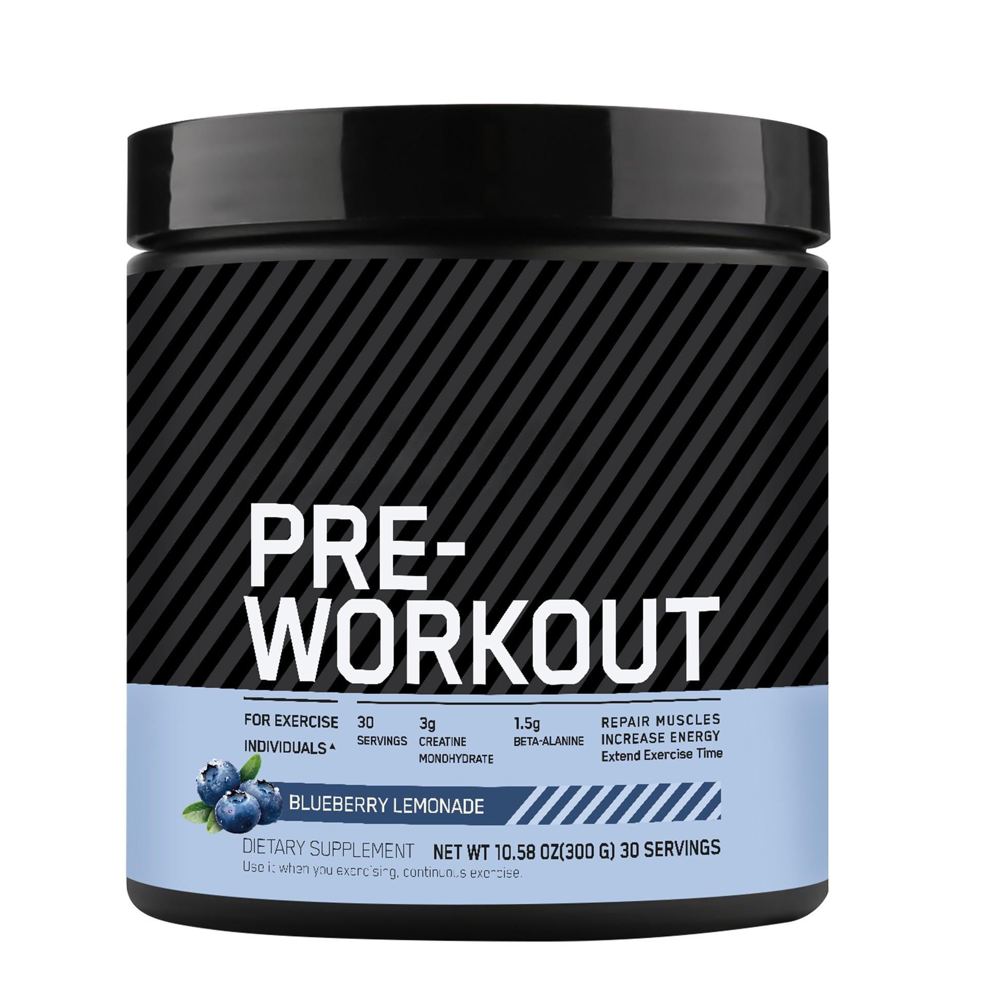 Whey protein powder and creatine powder