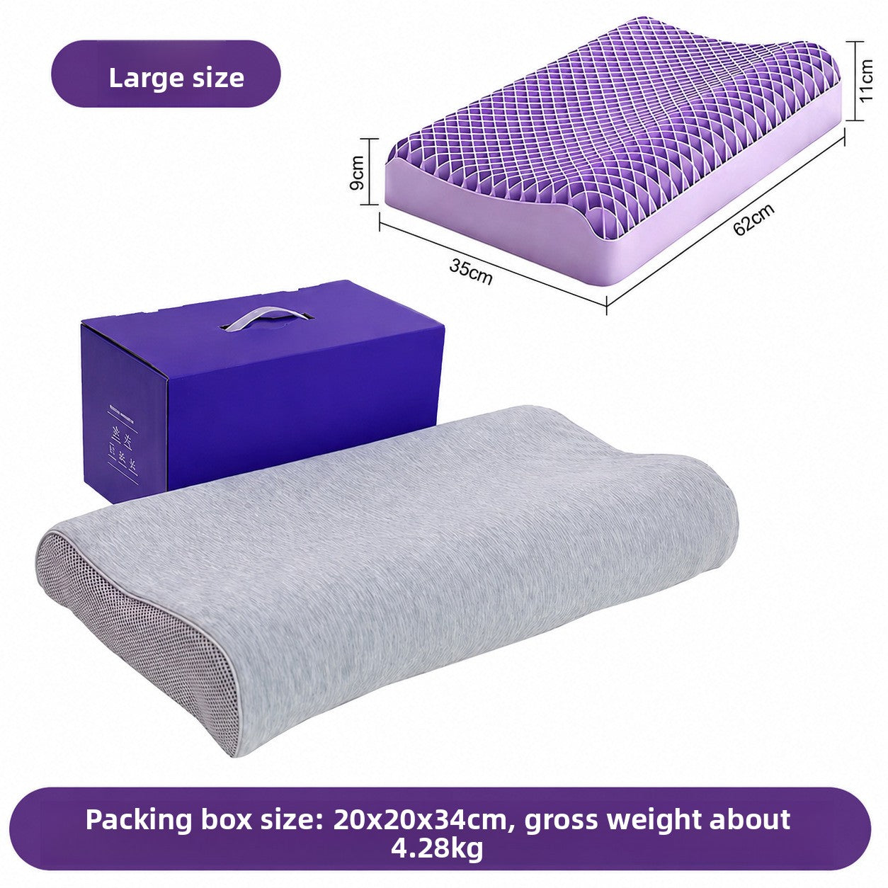 Breathable Cooling TPE Cervical Pillow for Deep Sleep