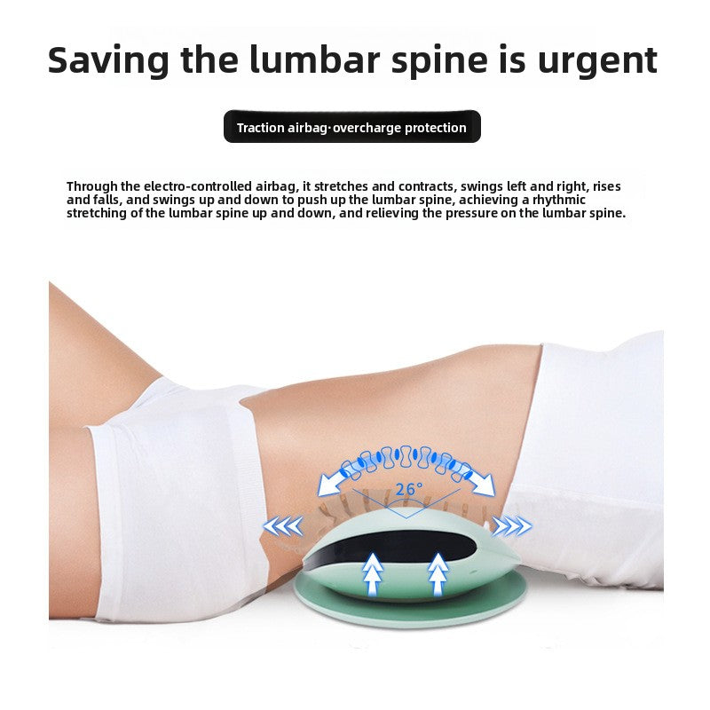 Curved Waist and Abdomen Massager with EMS and Far-Infrared Heat