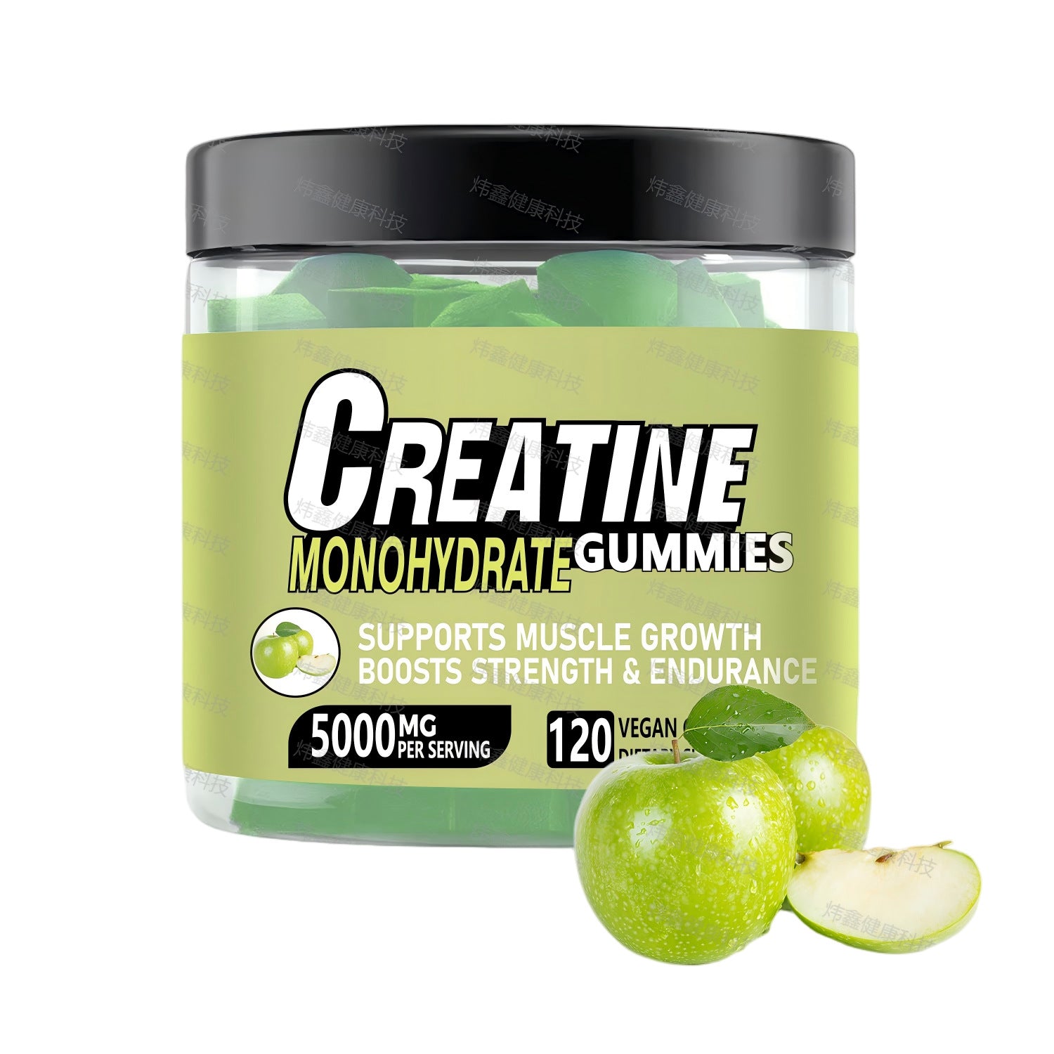 Whey protein powder and creatine powder
