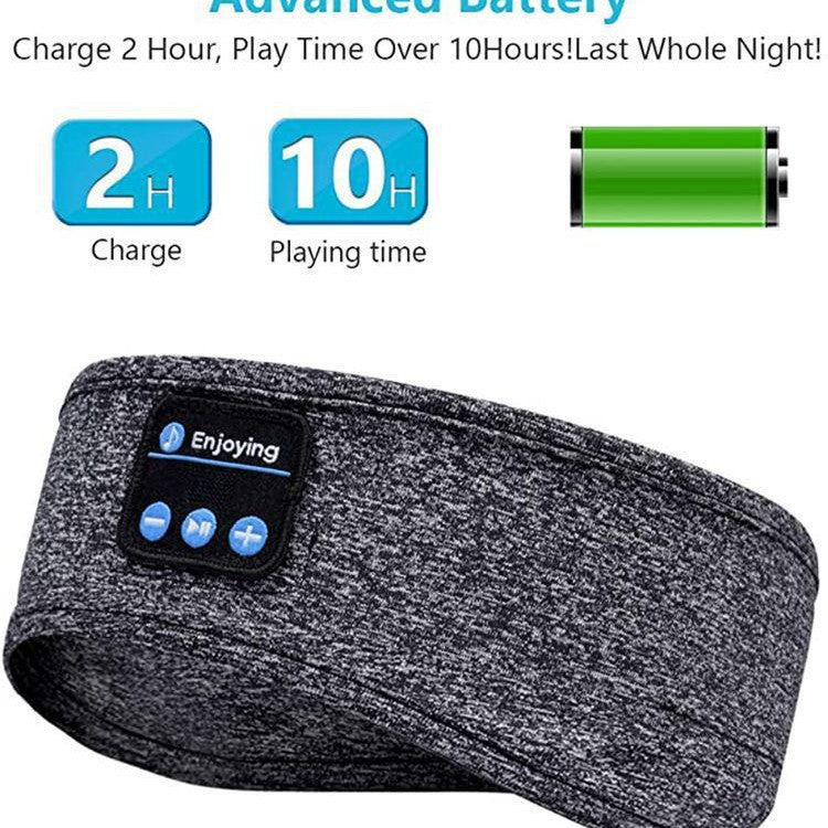 Wireless Bluetooth Sports Headband with Stereo Sound