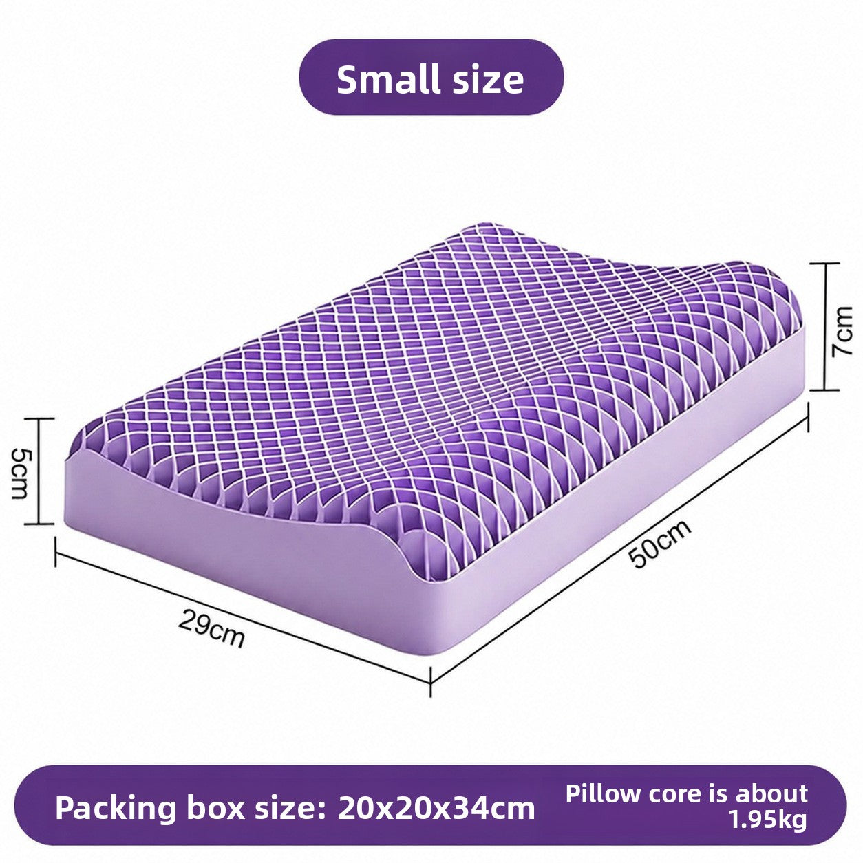 Breathable Cooling TPE Cervical Pillow for Deep Sleep