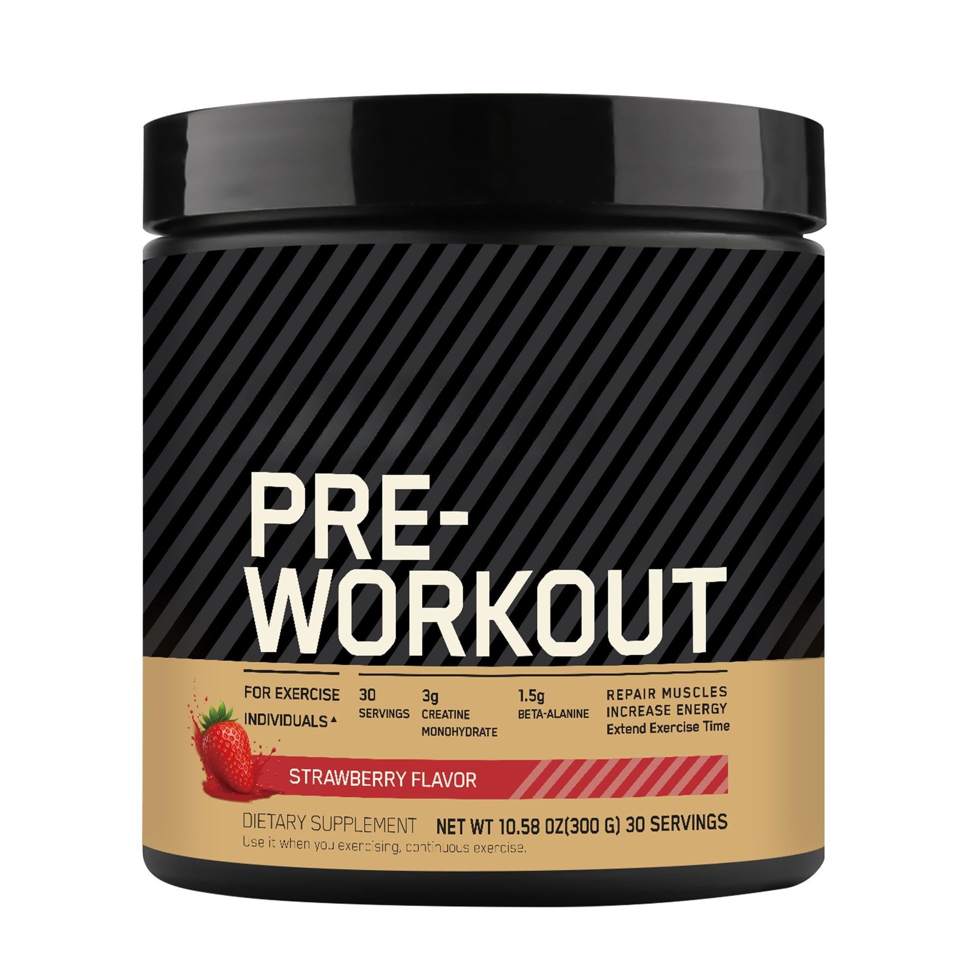 Whey protein powder and creatine powder