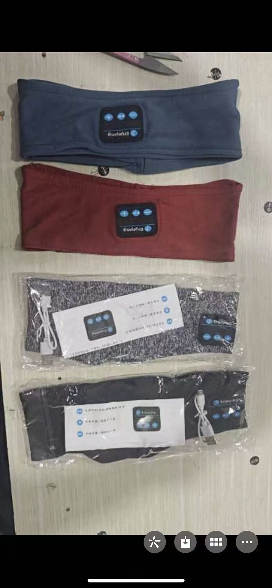Wireless Bluetooth Sports Headband with Stereo Sound