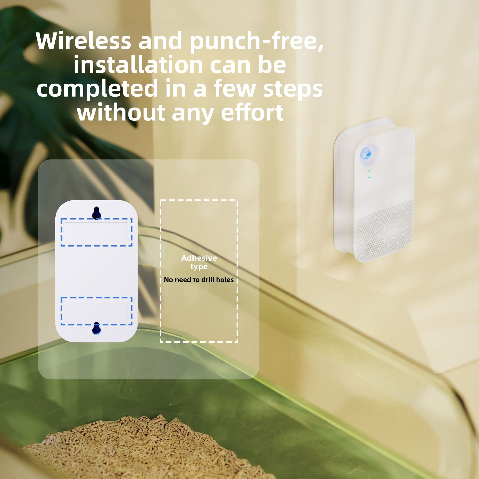 Smart Sensor Air Purifier Deodorizer for Pets