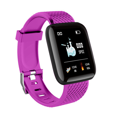 116Plus Color Screen Smart Bracelet with Heart Rate Blood Pressure Sleep Monitor